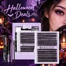 B&Q 70D-90D Eyelash Cluster Kit, 280pcs Ultra-Soft Wispy Lash Clusters (0.05mm, 10-18mm D-Curl) with Lash Glue, Bond & Seal for DIY Salon-Look Waterproof Long-Lasting Makeup #Familyfun #Halloween
