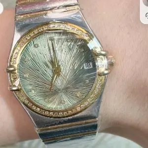 Omega Constellation '95 33mm Two-Tone Diamond Bezel & Dial MWT000566