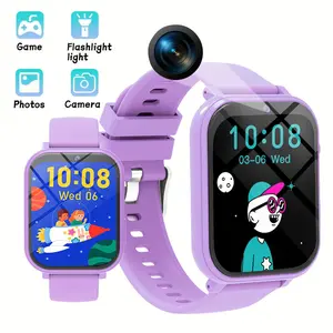Kids Smart Watch with Camera, Album, 18 Games, Calculator, Calendar, LED Light, Perfect Holiday Gift for Children, Digital Smart Watches