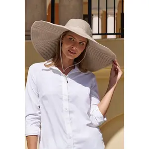 Shelby Shapeable Poolside Hat | Tan
