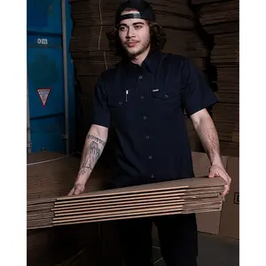 WorkForce Short Sleeve Work Shirt - Navy