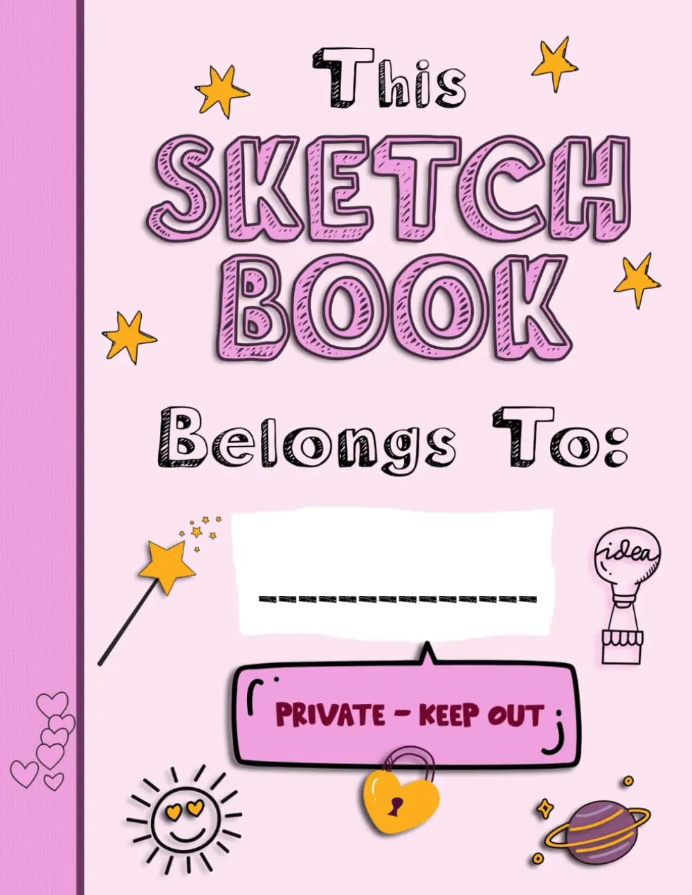 Sketch Pad for Kids: A Large Sketchbook for Kids with 110 Premium White Pages | Perfect for Drawing, Coloring, Sketching and More