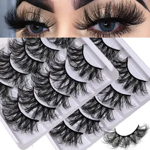 Thick Dramatic False Eyelashes, 10 Pairs/2 Pack, Natural Look, Perfect for Stage & Role-Playing, Enhance Your Eyes' Beauty