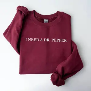 Women's Funny Coffee Quote Sweatshirt, Casual Crewneck Pullover, Monochrome Neutral Aesthetic, Oversized Fall Vibes Top