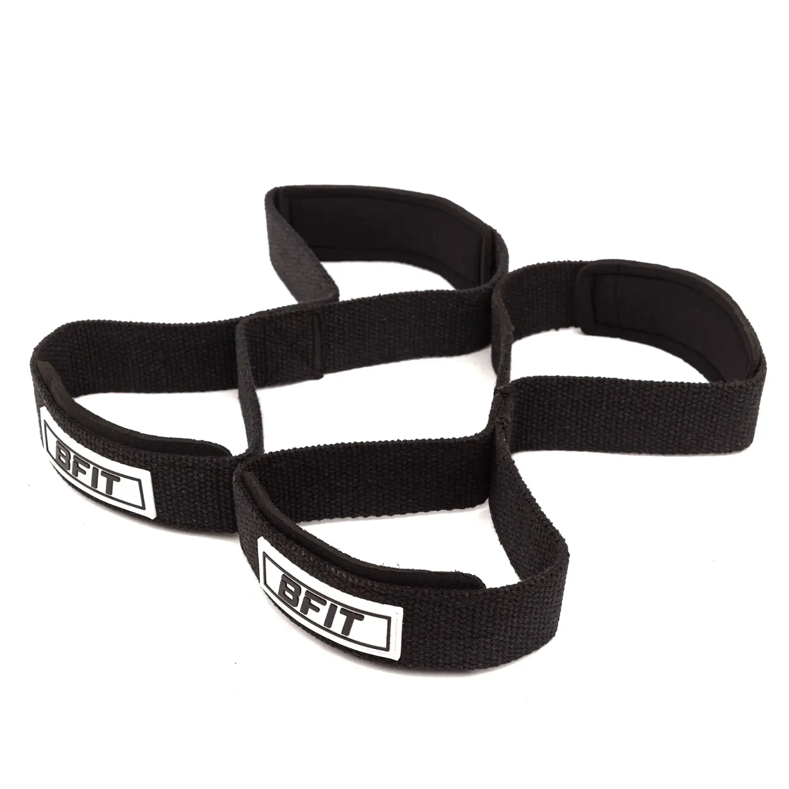 BFIT Figure 8 Lifting Straps Deadlift Powerlifting Strongman Wrist Support Gym
