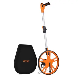 VEVOR Measuring Wheel in Feet, 12.5 in Wheel Diameter, 39.37-15.75 in Telescoping Measure Wheel, Measurement 0-9,999Ft with Back Bag, Suitable for Lawn/Hard/Soft/Wood Road MeasuringVEVOR Super Brand Day