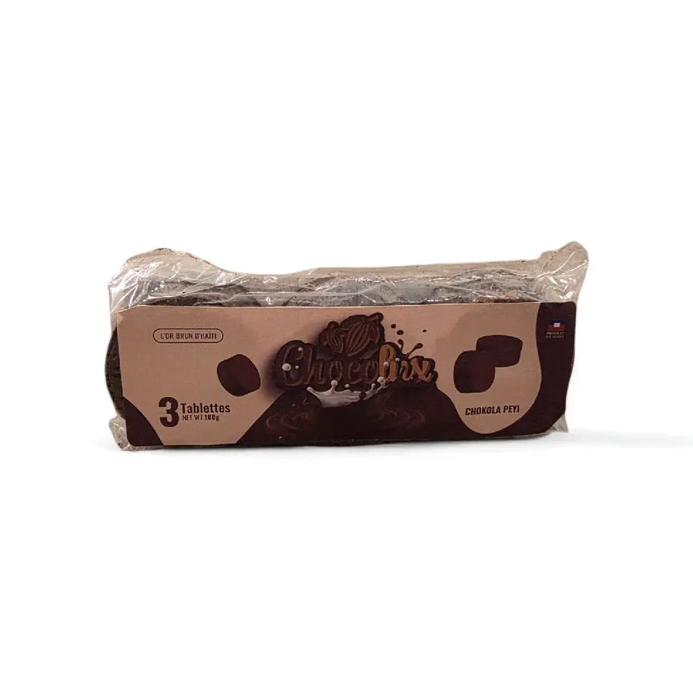 3pcs Chocolate Haiti - 3 Tablettes Net Wt 1.1kg - Rich & Smooth Haitian Chocolate Delight
