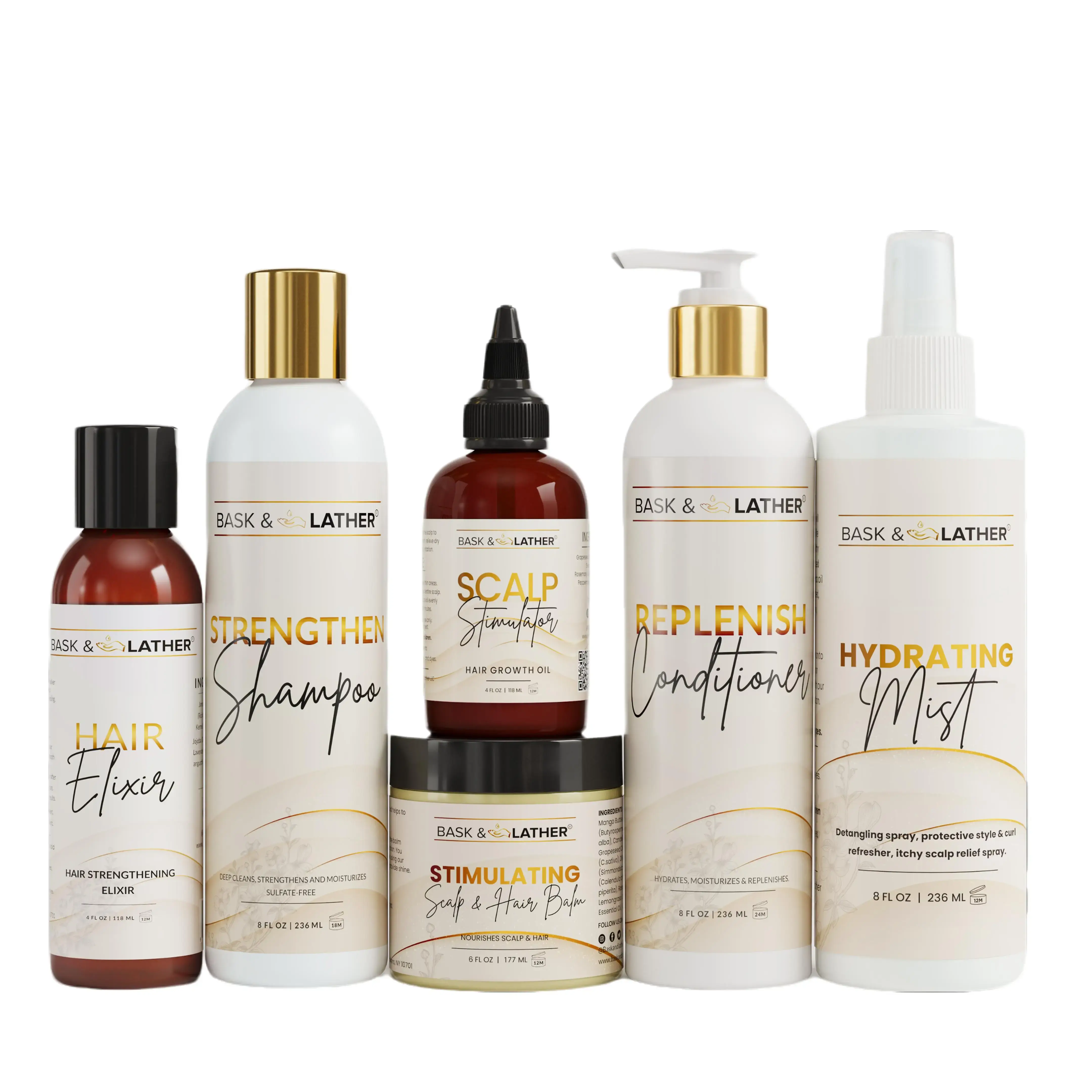 Healthy Hair Starter Kit with Scalp Stimulator, Hair Elixir, Hydrating Mist, Stimulating Balm, Strengthen Shampoo and Replenish Conditioner Hydrate Moisturizing Healthy Hair Starter Kit with Scalp Stimulator, Hair Elixir, Hydrating Mist, Stimulating Balm, Strengthen Shampoo and Replenish Conditioner Hydrate Moisturizing