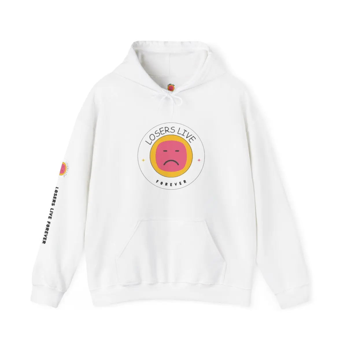 1988 Honda Civic WHITE Hooded Sweatshirt * Losers Live Forever
