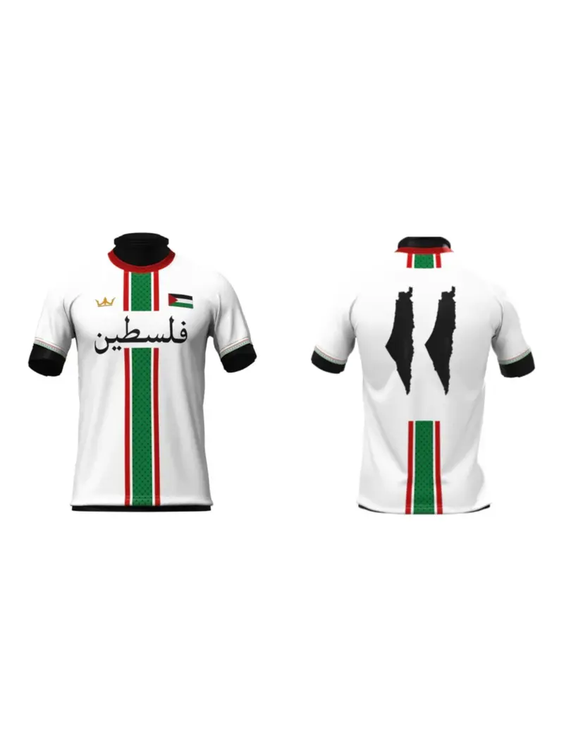Maillot De Foot Palestine FC Palestina X Farrah Azam - Rose, Manches Longues (2024-25)