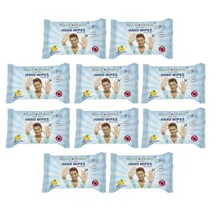 Handi Dandi's  Antibacterial Lemon-Scented  Hand Wipes