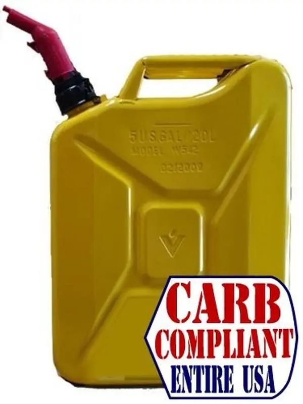 CLASSIC 5 Gallon Steel Jerry can (DIESEL) - NATO Dimensions - DOT, CARB and EPA approved for all 50 states