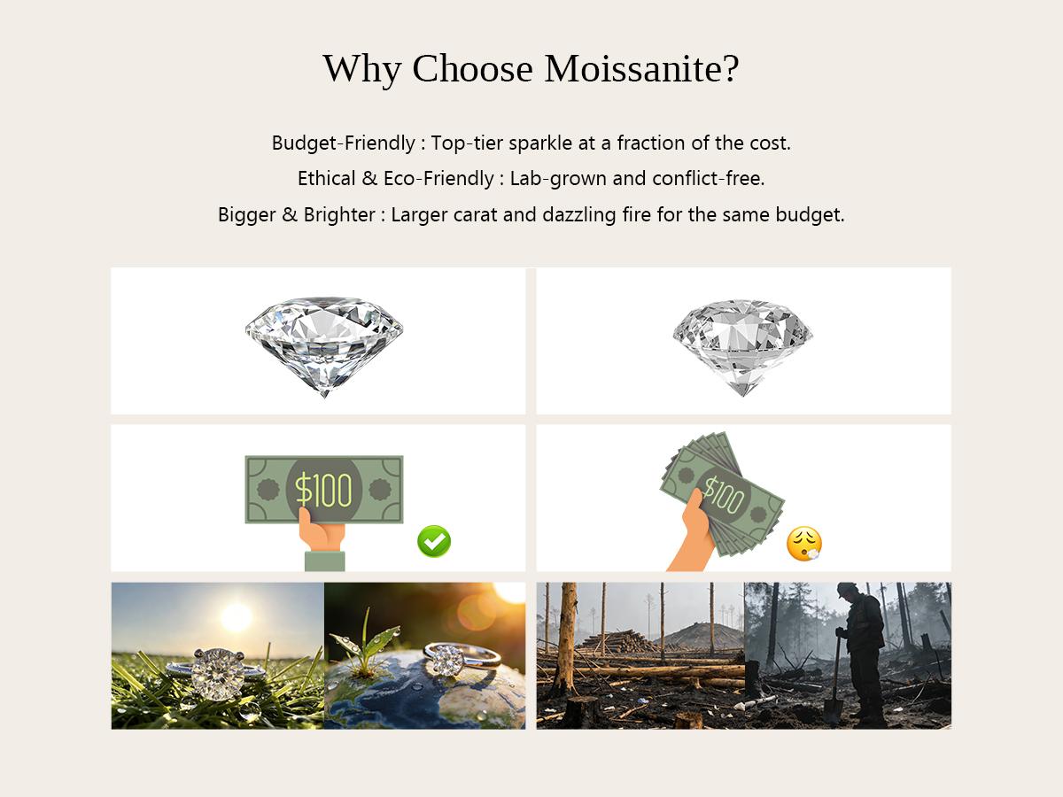 Effinny 4.5 Carat 14K Gold Plated Elongated Excellent Radiant Cut Synthetic Moissanite Engagement Ring, D Color VVS1 Promise 925 Sterling Silver Jewelry for Women, Wedding