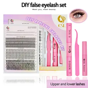 False eyelashes set top and bottom false eyelashes Makeup Cosmetic Eyelash Extension Eyelash Extensions Lash Extensions Lash Extension Eyelashes