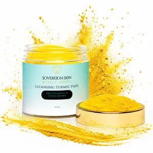 Sovereign Skin RoyalClarity Turmeric Renewal Pads – Brightening Exfoliating Pads for Clear, Radiant Skin