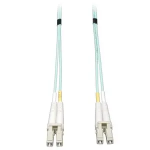 Tripp Lite 8m 10gb Duplex Fiber Om3 50-125 Lszh Patch Cable Lc-lc Aqua 26ft