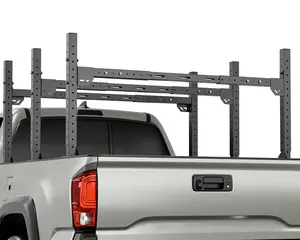 EYOUHZ Adjustable Truck Ladder Racks Compatible with Tacoma/Silverado/Ford F-Series/Ram/Tundra/JT/Sierra/Titan/Frontier/Colorado/Canyon/Ranger/Maverick Universal 1000lbs Capacity Bed Rack Cargo Rack