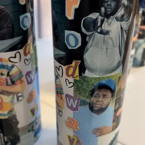 Rod Wave Themed  Stainless Steel  Skinny 20oz. Tumbler with  Straw