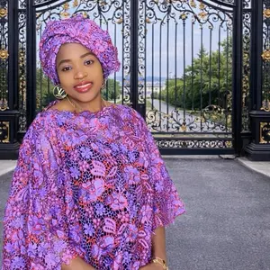 Elegant Ivory Guipure bubu lace