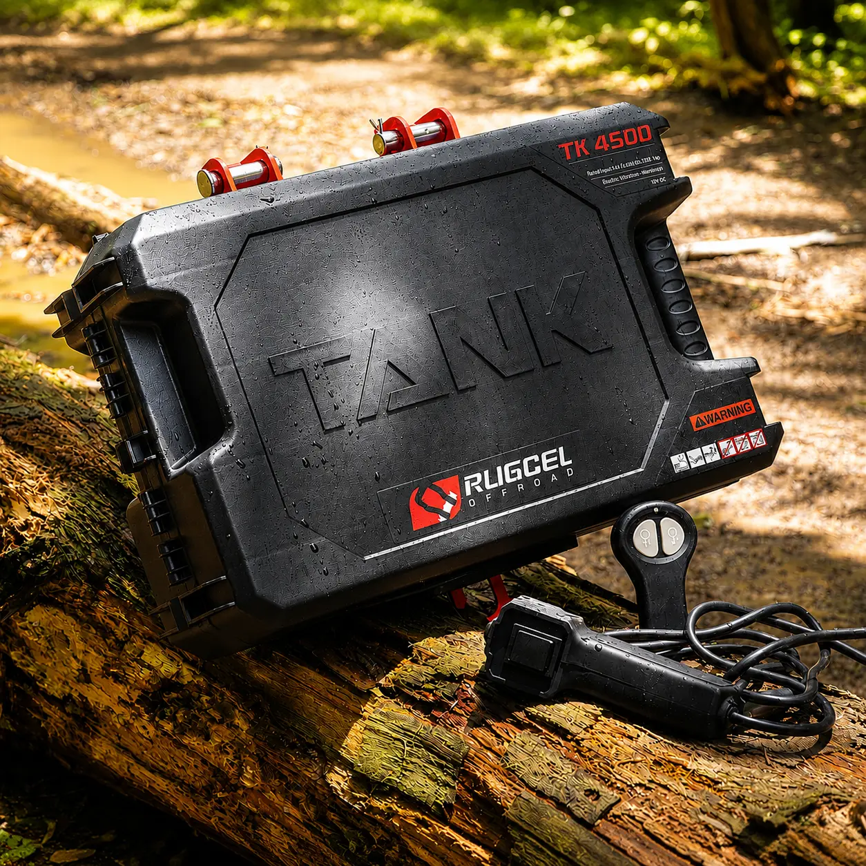 RUGCEL 4500lb Portable Electric Winch, 12V Recovery Winch with Synthetic Rope for ATV, UTV, Trailer & Farm RUGCEL 4500lb Portable Electric Winch, 12V Recovery Winch with Synthetic Rope for ATV, UTV, Trailer & Farm
