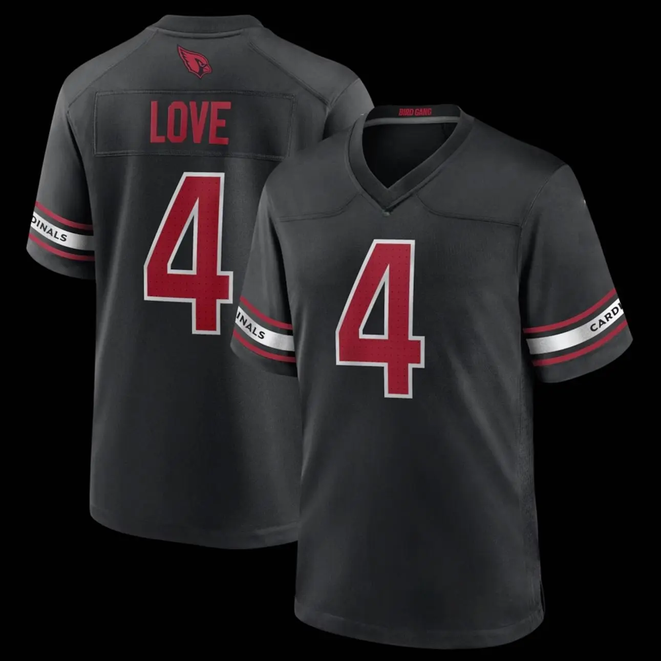 Unisex Football Love Arizona Alternate Game Player Jersey - Black