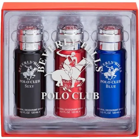 Beverly Hills Polo Club | Men’s Deodorant Body Spray Collection – Sexy, Blaze & Blue 4oz Each – Fresh Masculine Fragrances with Long-Lasting All-Day Scent – Ideal for Everyday Wear, Gifting, or On-the-Go Confidence