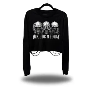 IDC ROAD RASH CROP LONG SLEEVE TEE