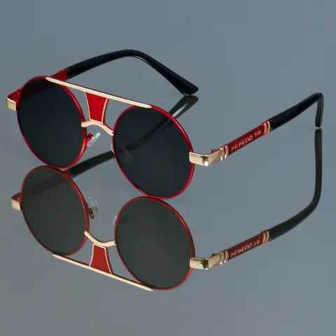 New Vintage Round Glasses for Men, Cool Toned Shades, Stylish Glasses, Durable Metal Frame, Fashionable High-End Simple Versatile Daily Casual Wear Decorative Eyewear