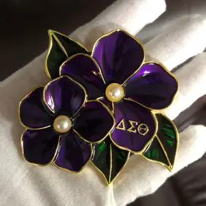 The African Violet Brooch