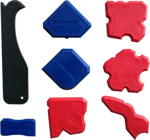 Sealant Finishing Tools -  Smoothing Caulking Profile Line Joint Corner Tool with Caulk Remover Tool, Sealant Smoother Profiler Former Applicator Edger, 8 count