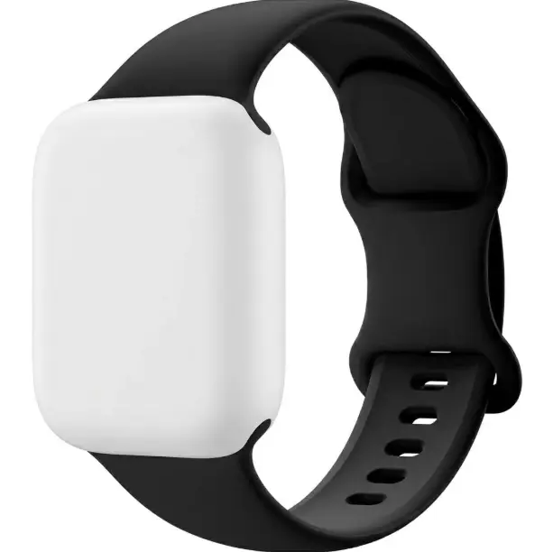 Apple Watch Band Minimalist Sweatproof Silicone Strap | Compatible with Series 1-9, SE & Ultra
