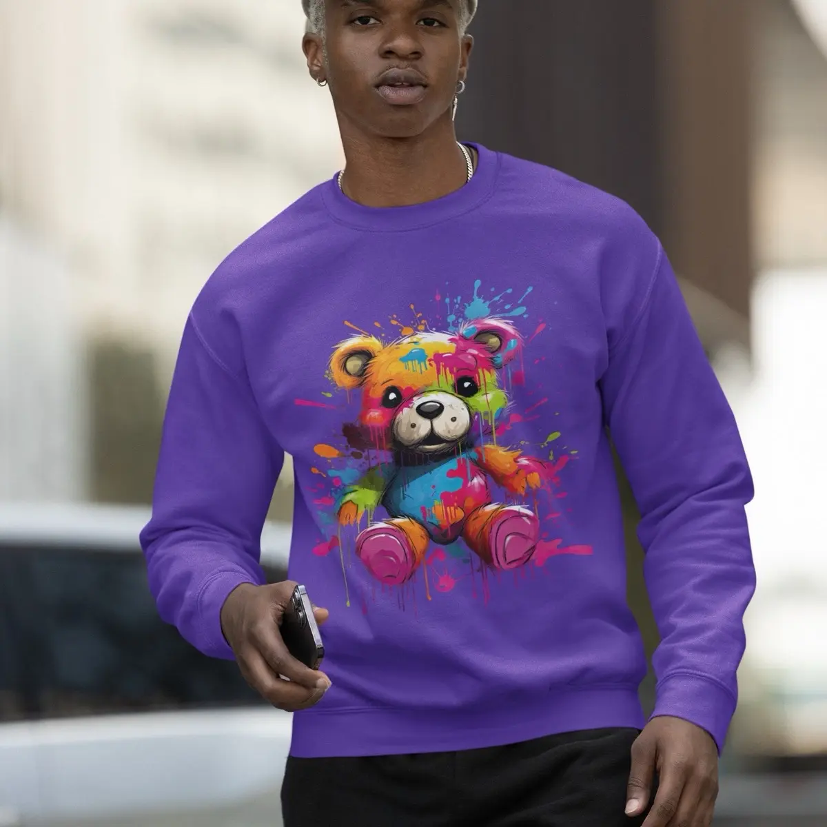 Vibrant Bear Sweater