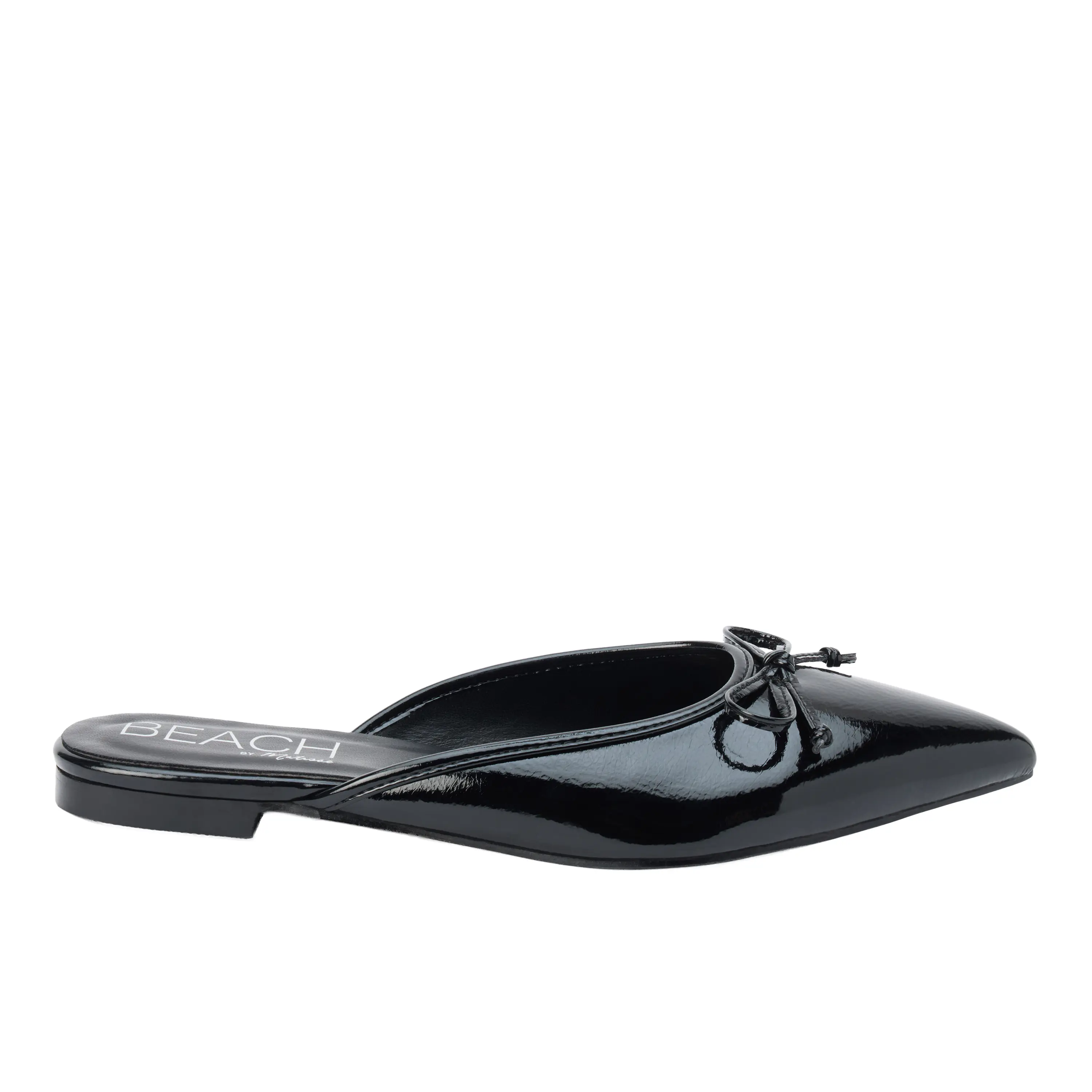 BEACH by Matisse Womens Reggie Mule Flats Casual - Black