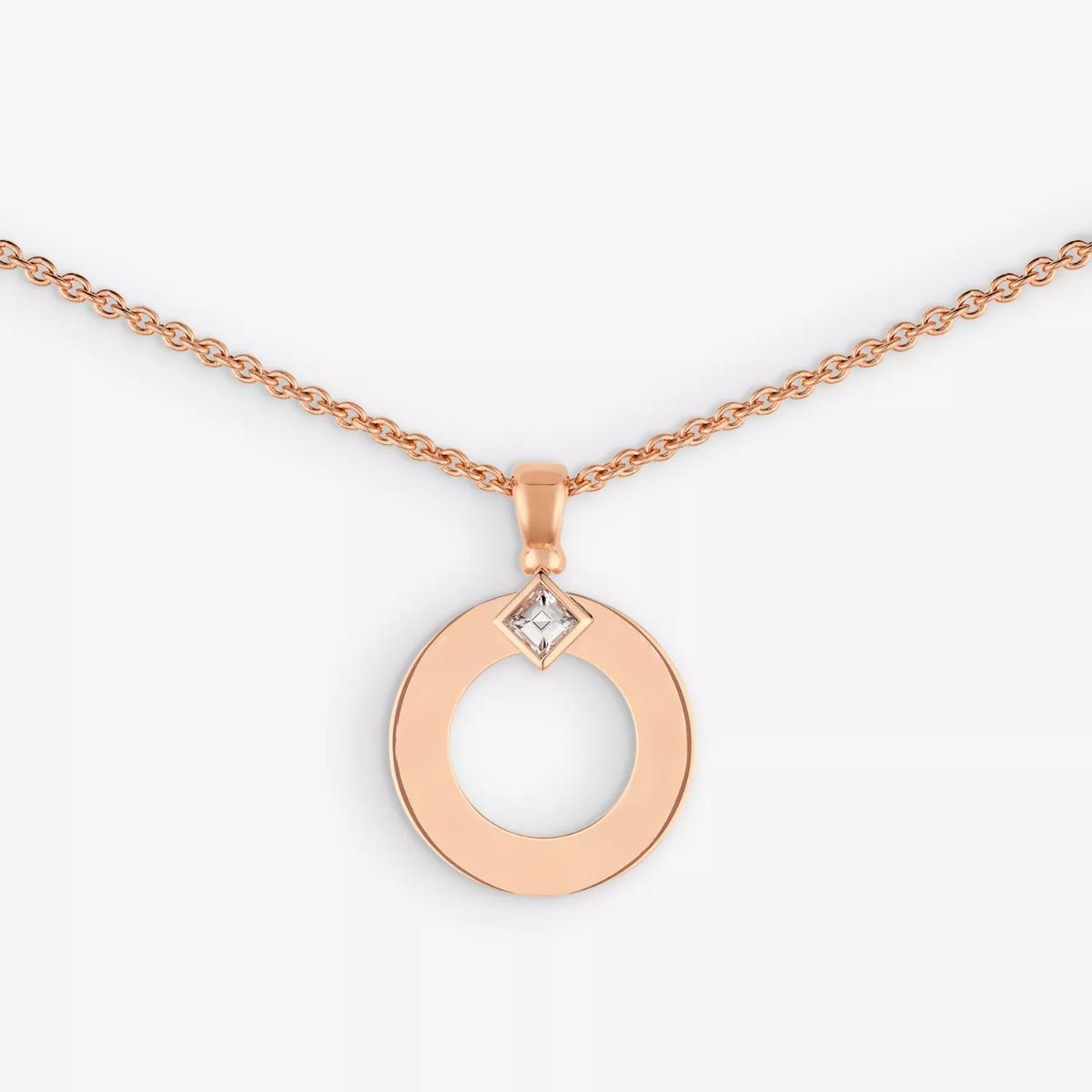 Geometric Circle Pendant Necklace  Minimalist Modern Statement Fashion Pendant Jewelry Women Party Gift