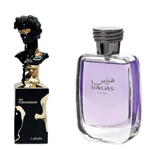 Lattafa Perfume His Confession + Rasasi Hawas 100ml (3.4 Fl oz) Long Lasting Perfume - Value Bundle - Fragrance Gift Bundle Edp Spray Eau De Parfume