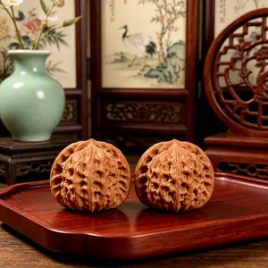 Hand Massage Balls – Unprocessed, Traditional Chinese Hand Exercise Balls, Collectible Gift for Hand Relaxation