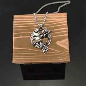 Wax Muse Roman Myth Necklace Warrior Muse Minerva Muse Pendant