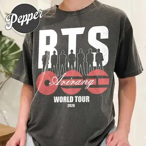 World Tour 2026 Ariran Kpop Concert Vintage Comfort Colors Shirt 1