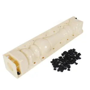 2PCS Roman Column Balustrade Molds, 27.6 Inch Concrete & Plaster Cement Casting Molds, Balcony Railing Mold for Railing, Fence, Balcony, Garden, Pool, and Park Home Outdoor