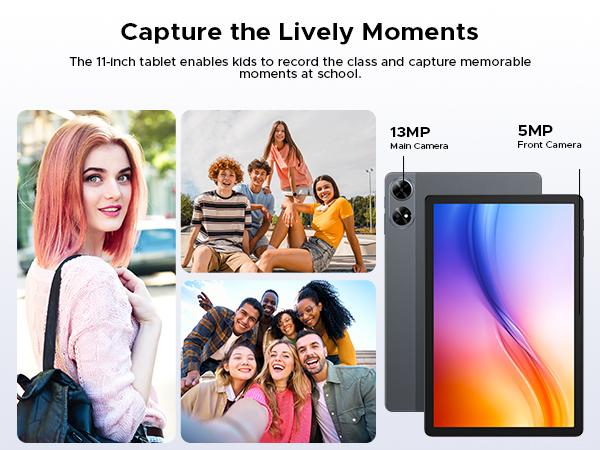 Tab G6+ 11" FHD+ Tablet, Android 16, T7280 Processor, 8000mAh Battery, Big Screen for Work & Entertainment