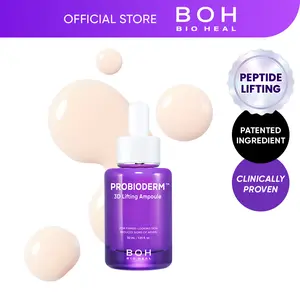 BIOHEAL BOH Probioderm™ 3D Lifting Ampoule 1.01 fl oz (30 ml) | Advanced Elasticity Serum for Sculpted, Firm Skin | Powerful 3D Lifting Formula with Probiotics & Peptides for Daily Skincare