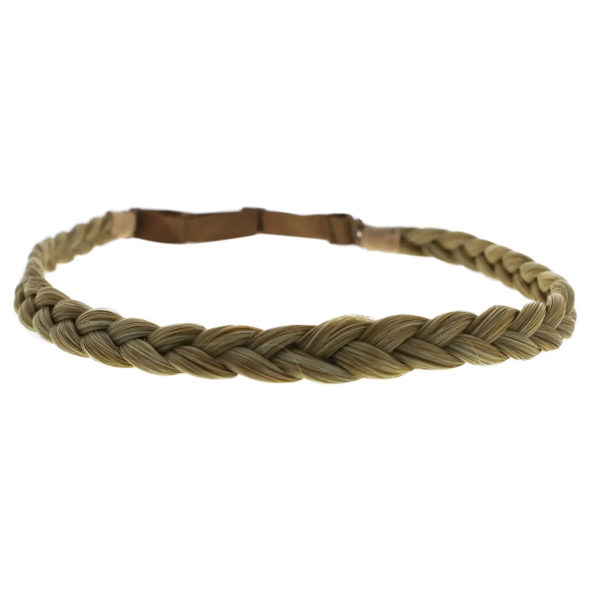 212 MAIN Women's French Braided Head Strap - Elastic Band, Easy-Wear Slip-On Design, Stylish Headband, Fits Any Hairstyle - I0085841 R14 88H Golden Wheat
