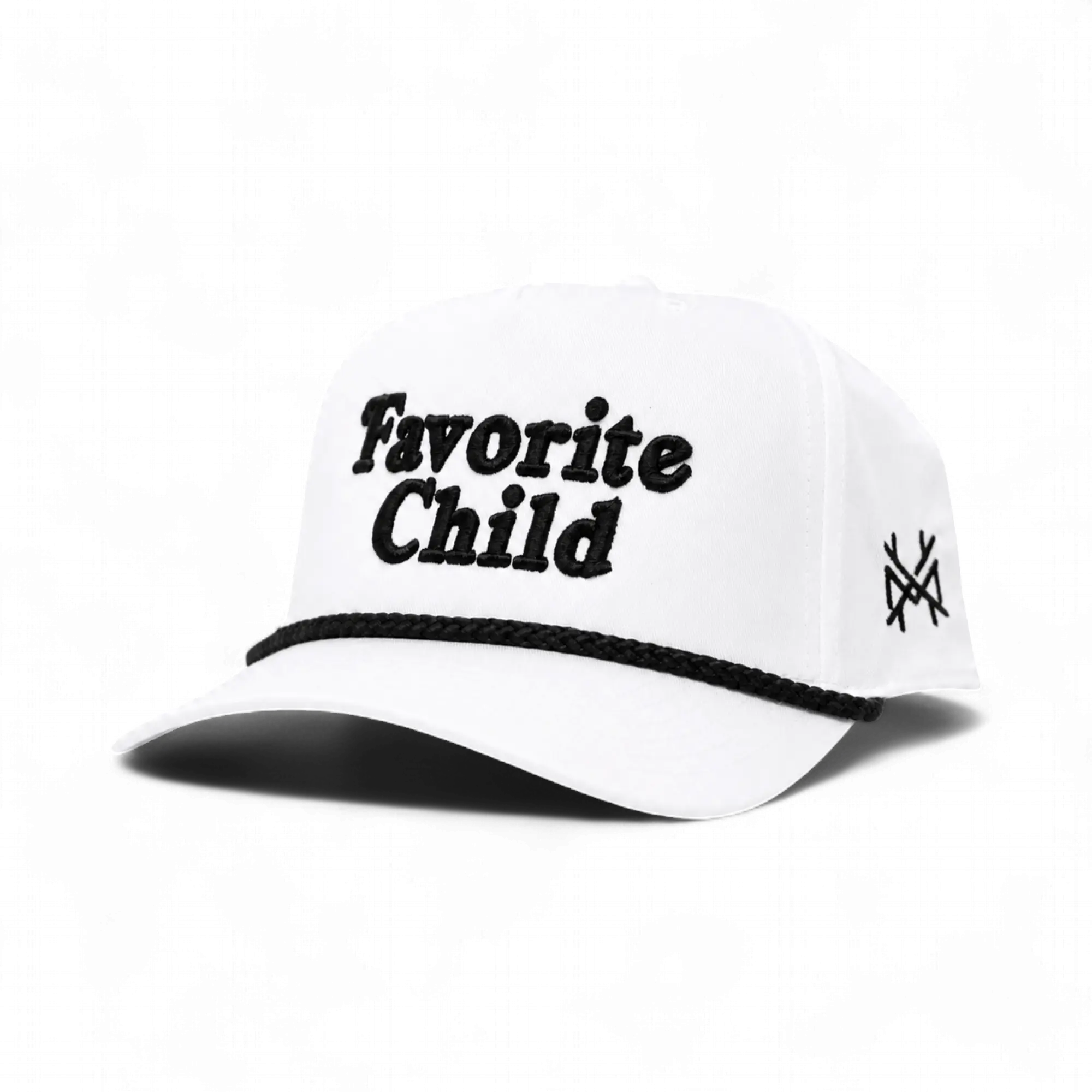 Retro White with Black Rope