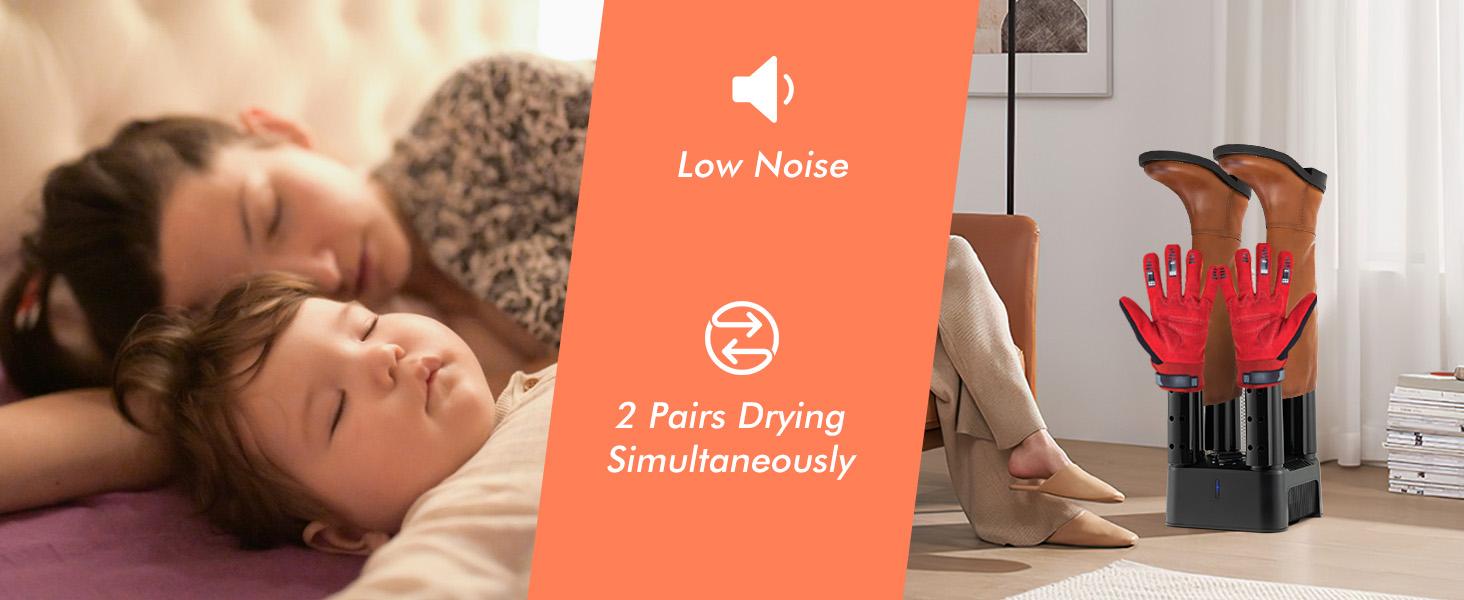 [NEW YEAR SALE] Costway-Boot Dryer, Electric Shoe Dryer and Warmer with Heat Blower, Fast Drying, Overheat Protection, Warmer for Work Boots/Ski/Sneaker/Glove/Hats