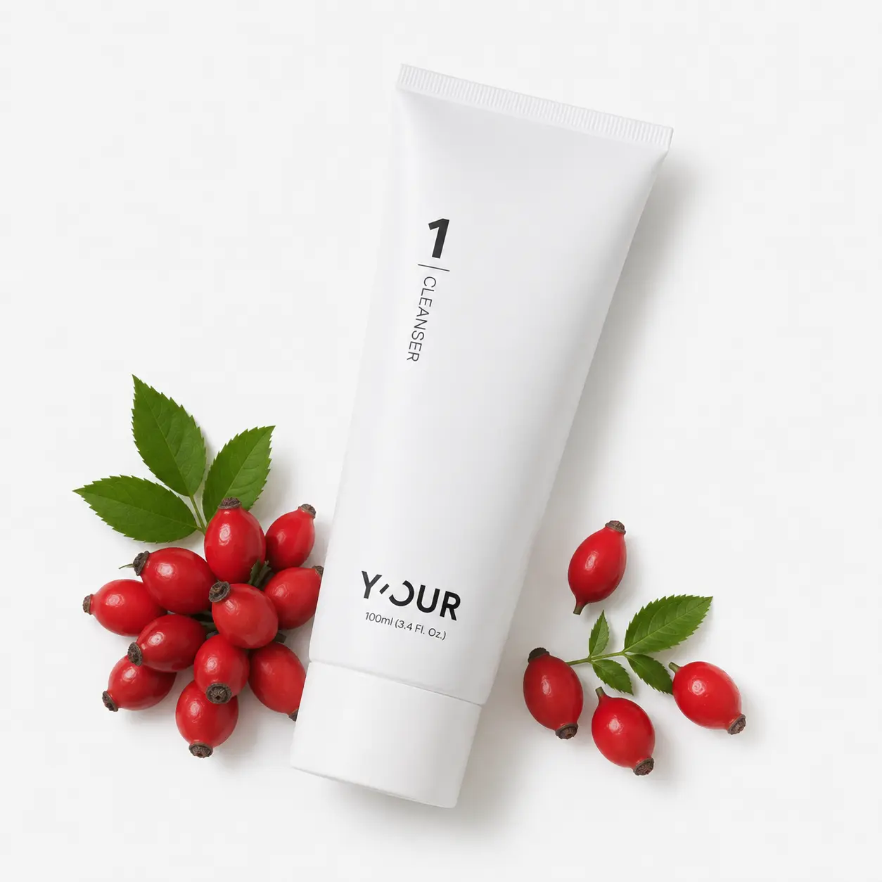 Energizing Cleanser by Y'OUR | Refine Texture & Minimize Pores | Skincare Facial Wash | Chamomile Calming | Gentle Acne Calendula Clear, Valentine's Gift for Women Flower Glycolic Acid