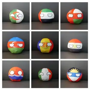 10/20cm Polandball Plush Toy Philippines Vatican City Moldova Countryball Stuffed Doll Pendant Home Decoration