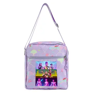 K Demon Hunter crossbody bag, an adjustable small backpack suitable for women.