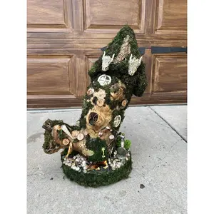 Large Fairy House For Garden Gnome House Elf House Viking Nordic Iceland Theme