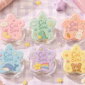 Kawaii Star Coi Sini Phone Grip, Funny Summer Pastel Ocean Pop Socket, Aesthetic Cottagecore Phone Stand Holder, Gift for Star Lovers