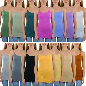 ToBeInStyle Women's Single Or Multi-Item Pack Of Randomly Selected Cami Style Tank Tops